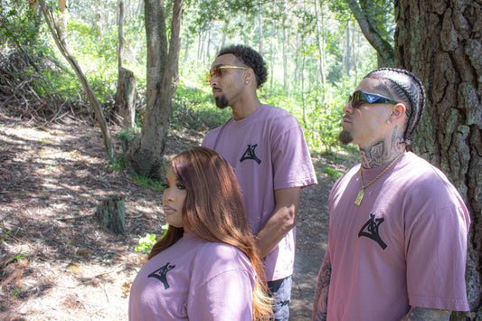 MONOGRAM TEE (MAUVE)