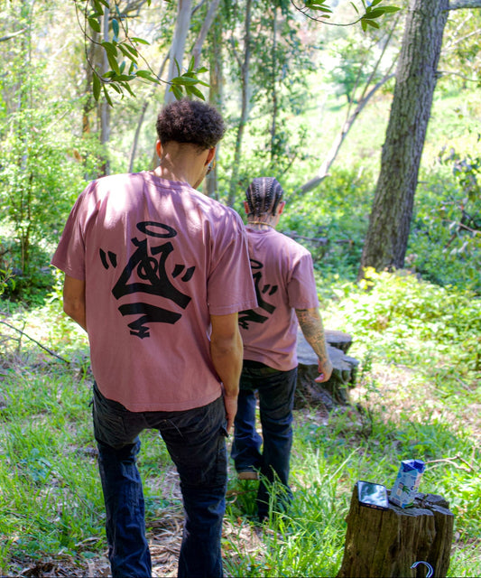 MONOGRAM TEE (MAUVE)